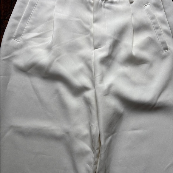 Dazy Less Wide-Leg Pants Ivory Size Medium - Picture 3 of 7